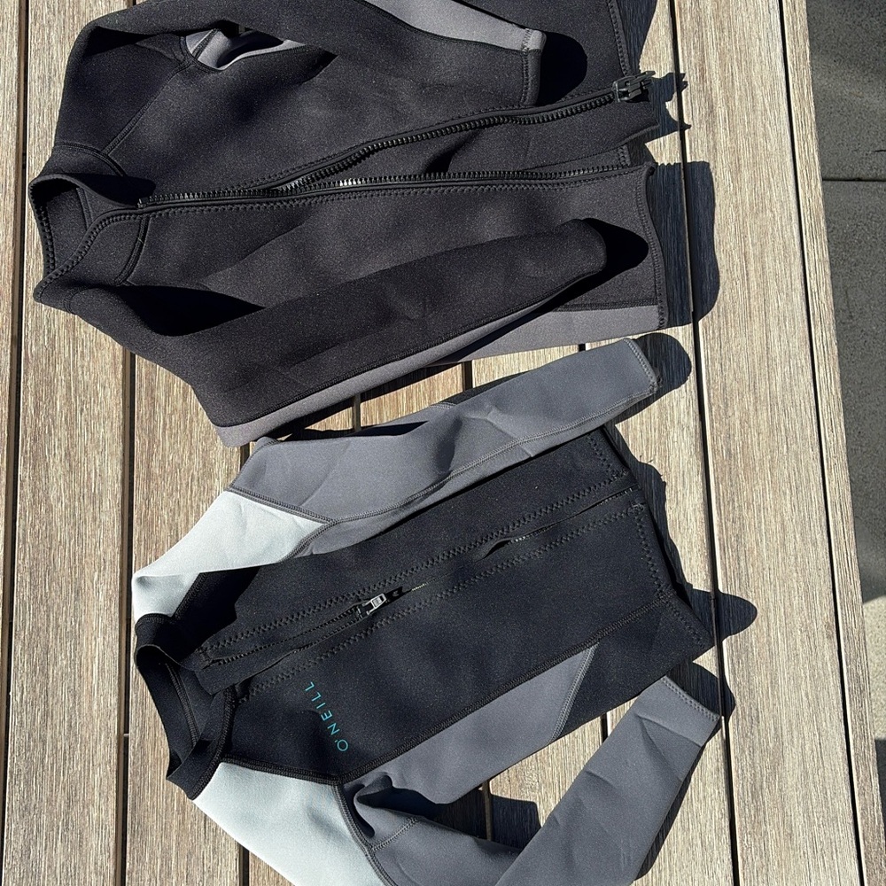 O'Neill Charcoal and Light Gray Wetsuit Top